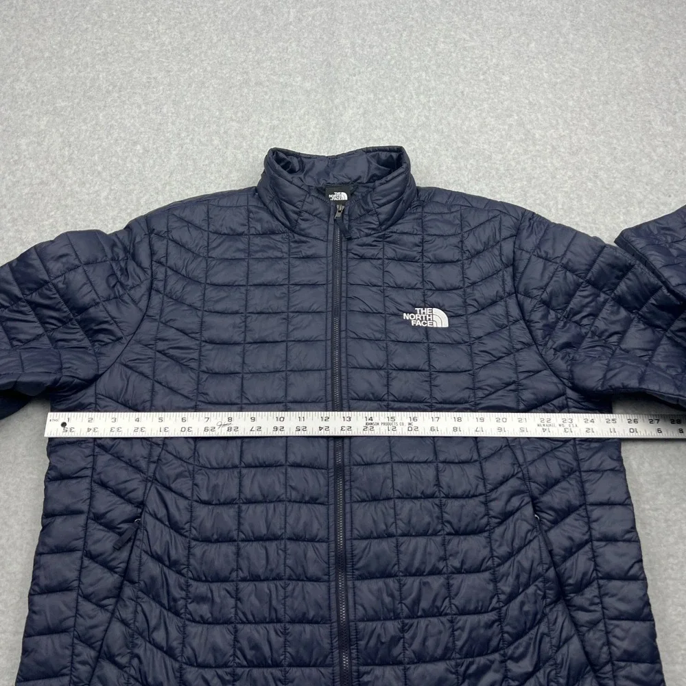 The North Face Thermoball‎ Eco Jacket Men's XL Navy Blue Quilted Full Zip Coat